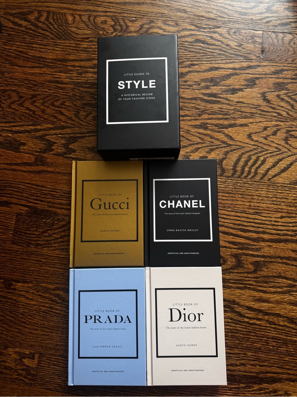 Designer small coffee table books